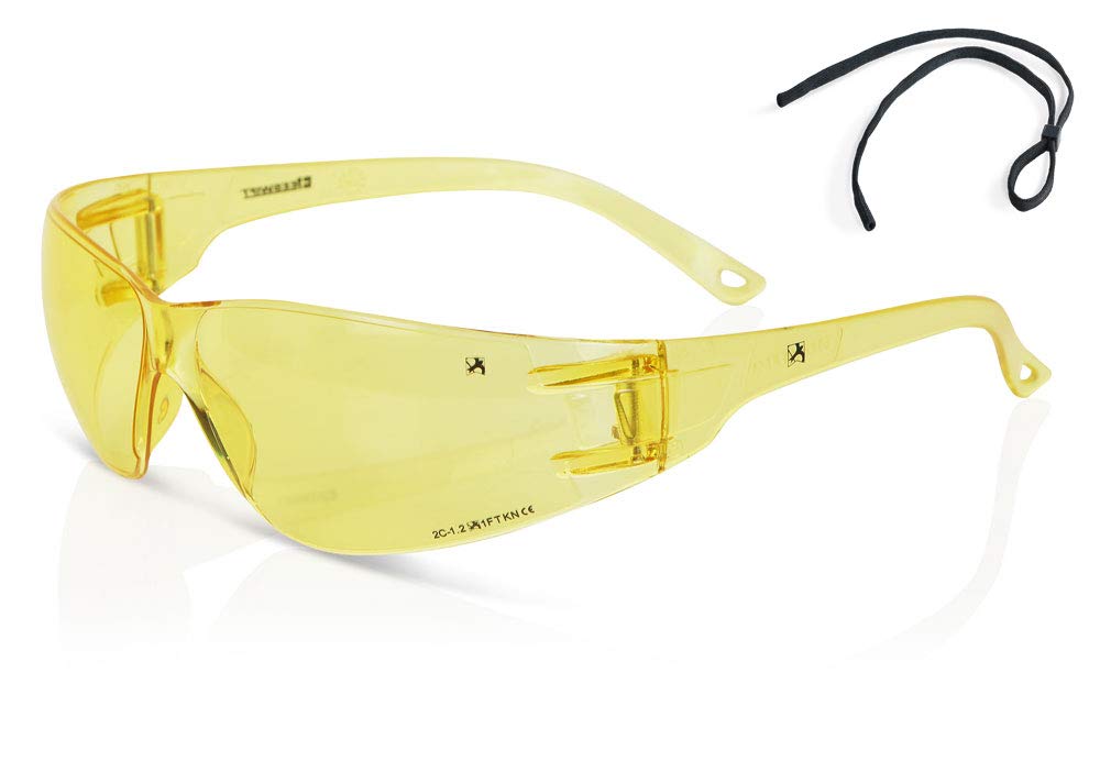 YELLOW PERFORMANCE WRAP AROUND SPECTACLE