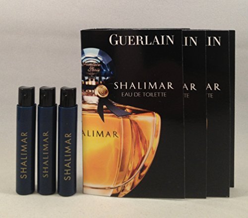 3 Guerlain Shalimar EDT Spray Sample Vial .03 Oz/1 Ml for Women