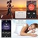 TINCINT Fitness Tracker & Heart Rate Monitor, ID107 Bracelet Pedometer Watches Sleep Monitor Life Waterproof Fitness Band Wristband for Android iOS Phones, Black