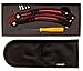 Anlado Balisong Cs Go Butterfly Knife Trainer - Red Color - no Offensive Blade - Durable