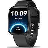 MorePro Fitness Tracker with 24/7 Heart Rate &amp; Blood Pressure Monitor, Blood Oxygen &amp; Sleep Tracker, Smart Watch with Step Calorie Counter, IP68 Waterproof Activity Tracker for Women Men Android iOS