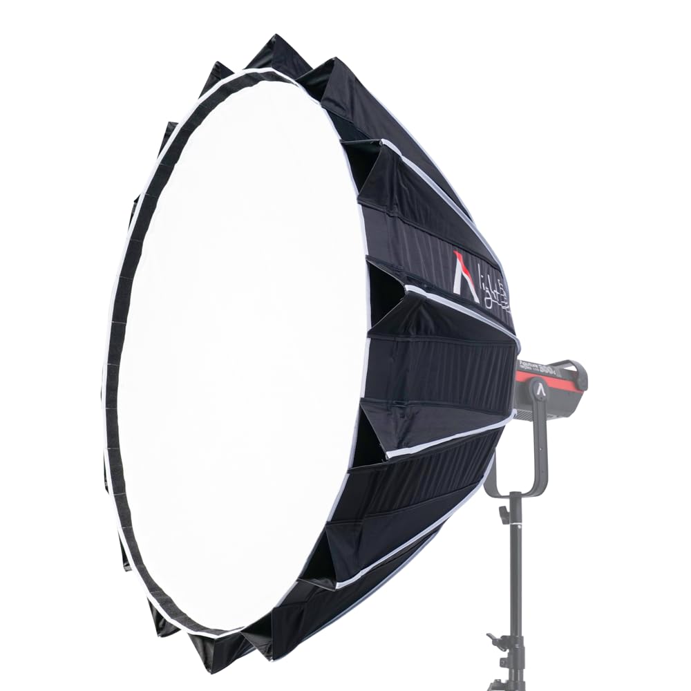 Aputure Light Dome III Softbox 3ft 90cm Bowens Mount Quick-Folding Fat-Pack Design for Aputure Light Storm Series Aputure 600d,Aputure 300d II,Amaran 300c,Amaran 200x S