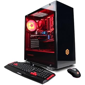 CyberpowerPC Gamer Ultra Gaming PC, AMD FX-6300 3.5GHz, AMD Radeon R7 240 2GB, 8GB DDR3, 1TB HDD, WiFi Ready & Win 10 Home (GUA884, Black)