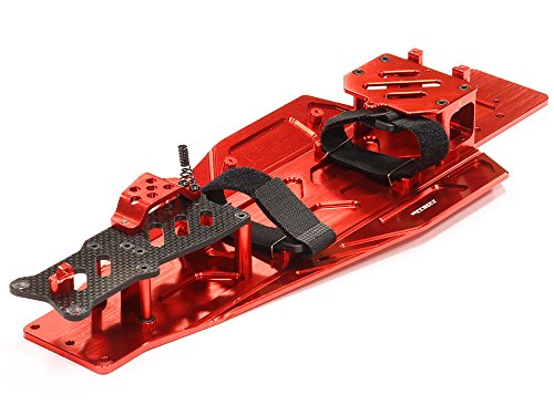 Integy RC Model Hop-ups T8655RED Performance Conversion Chassis Kit for 1/10 Traxxas Rustler & Bandit VXL