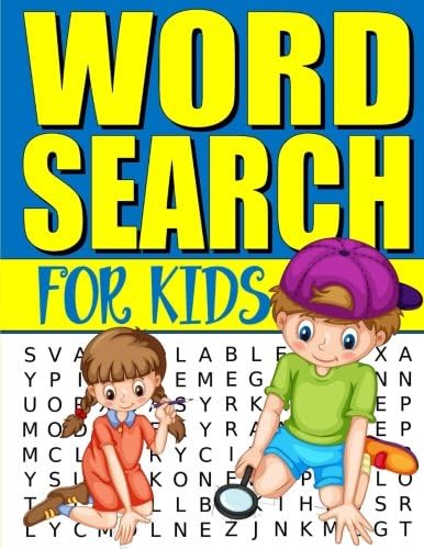 Word Search For Kids: 50 Easy Large Print Word Find Puzzles for Kids: Jumbo Word Search Puzzle Book (8.5"x11") with Fun Themes!: Volume 1 (Word Search Puzzle Books)