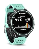Garmin Forerunner 235 - Reloj con pulsómetro en la muñeca, unisex, color negro y azul eléctrico, talla única