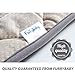 furrybaby Dog Bed Mat Flat Crate Mat with Anti-Slip Bottom Machine Washable Pet Kennel Pad for Dog Sleeping (XL 48x30'', Grey Mat)
