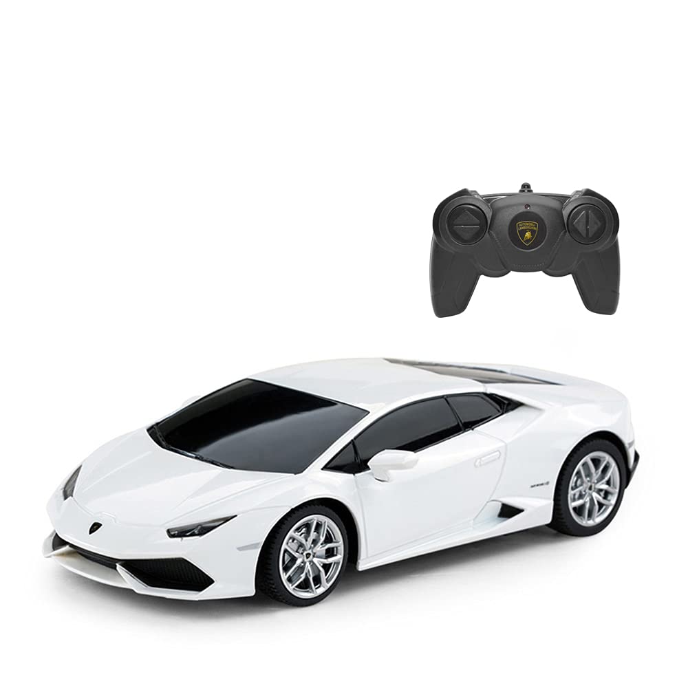 RASTAR Lamborghini Huracan Toy Car, 1/24 Lamborghini Huracan LP610-4 RC Model Car White