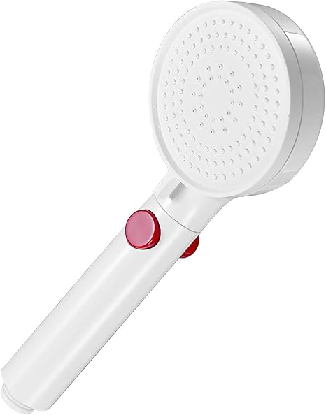Amazon Fyrlleu 最新版 シャワーヘッド 3段階モード 節水 多機能 スットプボタン 手元止水 水漏れ防止 パッキン付き 節水 シャワー 高水圧 強い 低水圧 強力 増圧 極細水流 バス用品 国際汎用基準g1 2 ホワイト 日本語説明書 シャワーヘッド ホーム キッチン