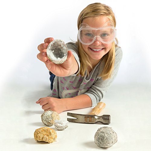 NATIONAL GEOGRAPHIC - Break Open 4 Geodes - TOP QUALITY!