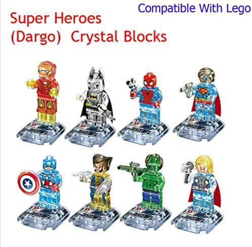 NW 20 Gift S world Building Blocks Sets Avengers Super heroes Turtles Star Wars Bricks Toys Compatible With minifigures(Without Original Box)