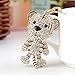 Car Keychain!Full Rhinestone Exquisite Animal Little Tiger Keychain Charm Bag Key Chain Holder Women Handbag Jewelry (tiger D)