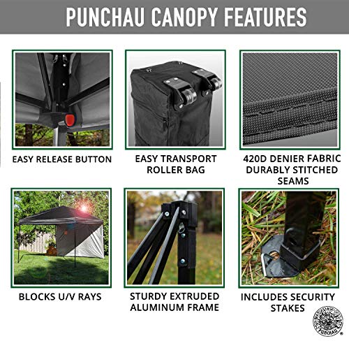 5 Punchau+Canopy+Tent+Feet+Black