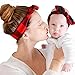 Mommy & Me Headband Set Baby Photo Props Cotton/Spandex Head Wraps Pyramids White