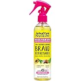 Jamaican Mango &amp; Lime Braids Your Way 6-in-1 Braid Refresher Spray &ndash; Scalp Mist for Braids, Locs &amp; Twists &ndash; Anti-Itch, Odor Eliminator &amp; Shine Spray