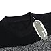 Zicac Men's Casual Fashion Pullover Sweater Assorted Knitwear (US:S(Asian Size Tag L), Black)