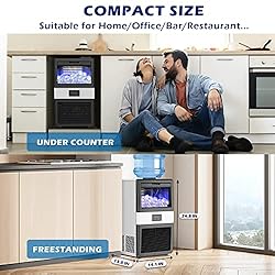 Commercial Ice Maker Machine, 70 LBS/24H Under