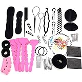 eshion® Hair Styling Accessory Maker Pads Hairpins Clip Donut Tool Hair Kit