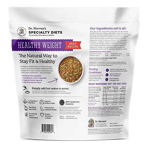 Dr. Harvey's Specialty Diet Healthy Weight Beef Recipe, Human Grade