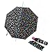 Color Changing Umbrella With Cute Polka Dots Pattern Automatic Open Close Button Portable Light Weight Windproof Good Gift for her B11997 (Color will be Randomly selected)