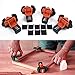 JFSING Corner Clamp - 90 Degrees Right Angle Clamps Adjustable Single Handle for Woodworking, Photo Framing, Glass Holder 4 PCS