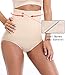 NINGMI Women Butt Lifter Padded Hip Enhancer Hi-Waist Control Panties Shapewear Underwear