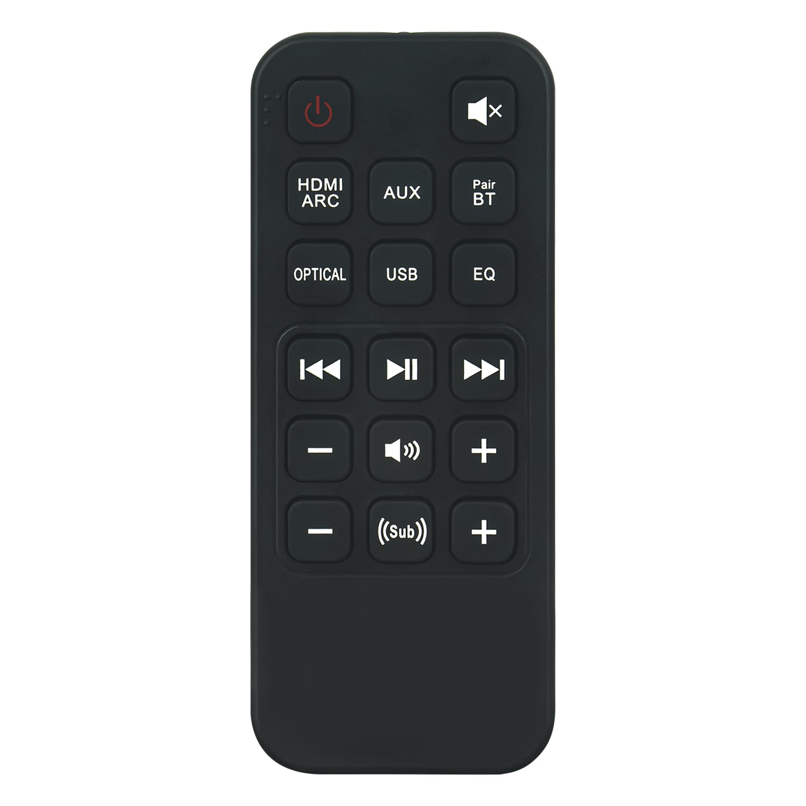 VINABTY TAB7305 Replacement Remote Control Applicable For Philips Soundbar Speaker TAB405 TAB8405/10 TAB7305/37 TAB6305/96 B7305 TAB6405 TAB6405/10 TAB6305/10 TAB7305/98 TAB7305/10 TAB7305/94