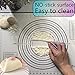Large Silicone Baking Mats Non Stick for Christmas Party Celebration, BPA Free Pastry Mat for Rolling Dough Non Slip With Measurements,Double Thickness,Fondant Rolling