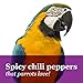 F.M. Brown's Tropical Carnival, Gourmet Spicy Santa Fe Parrot and Macaw Treat with Chili Peppers, Fruits, Veggies, and Nuts, 12 oz