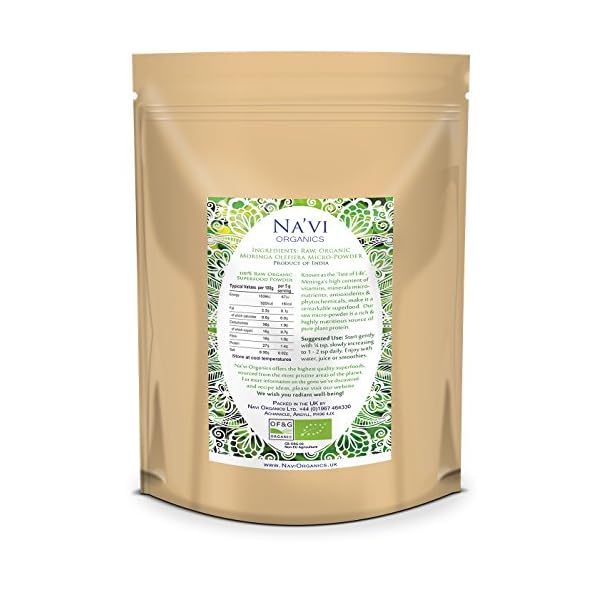 Premium Raw Bio Moringa Oleifera Blattpulver â zertifiziert und hÃ¶chste QualitÃ¤t (250 Gramm) – Bild 3