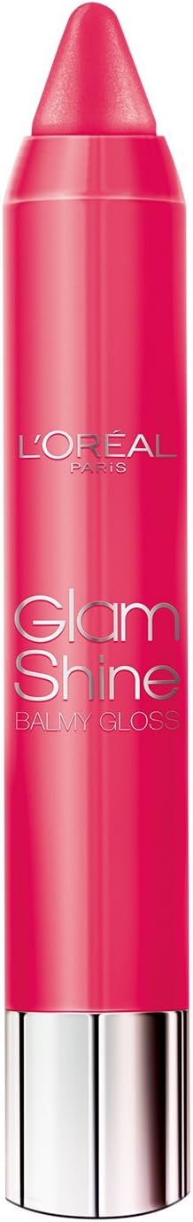 L'Oreal Paris Glam Shine Balmy Gloss 909 Mad for Pomegranate Lip Crayon
