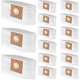 15 Pack AHC-2 HEPA Fleece Filter Bags for Atrix Canister Vacuums | Fit 6-Quart Atrix Turbo Red Canister Vac Model# AHC-1, 3-Layer Non-woven &amp; Meltblown Material, No Suction Loss