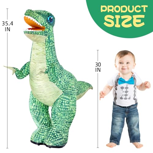 Remote Control Dinosaur Toys, Realistic Electric 2.4GHz Remote Control Inflatable Dinosaur Toy, with 360°Rotation, Forward & Backward, Rechargeable Walking Dinosaur Toy for Kids 6+ Birthday Gifts