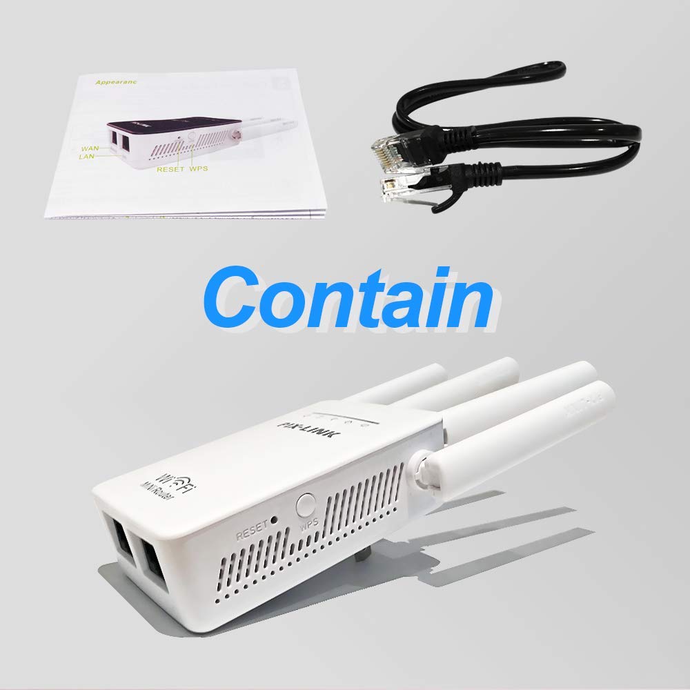 Wifi Range Extender 4 Antennas Strong Signal Booster 300mbps 2.4ghz Wireless Repeater High Coverage