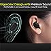 Waterproof IPX7 Wireless Earbud, V4.2 Mini Bluetooth Earbud, Car Bluetooth Headset Invisible Headphone with Mic, 6-Hr Playing Time Cell Phone Bluetooth Earpiece for iPhone Samsung Android (One Pcs)
