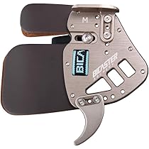 Palette De Protection Doigti Tir à L'arc MILAEM BICASTER PRO - Cuir Et Laiton - Ambidextre