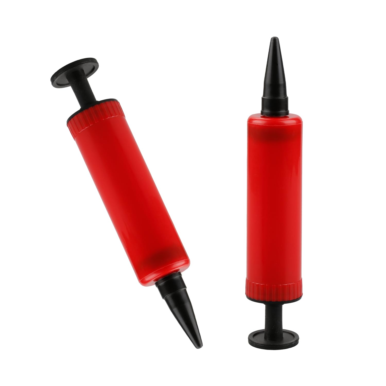 Rumyve Balloon Hand Pump Inflator, Arch Kit, Garland, Latex & Foil Balloons, Yoga Balls (Red) - 2pcs