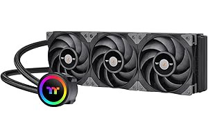Thermaltake TOUGHLIQUID 360 ARGB Motherboard Sync All-in-One Liquid CPU Cooler, AMD (AM5/AM4) / Intel (LGA 1700/1200), 360mm 