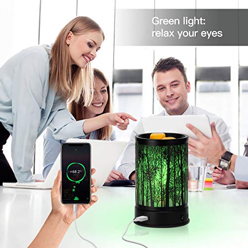 Hituiter Wax Melt Warmer For Scented Wax With USB Charging 7 Colors LED