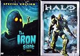 The Iron Giant : Special Edition , Halo Legends : Seven Stories - Kids Movie 2 Pack