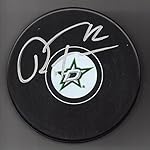Radek Faksa autographed puck Dallas Stars
