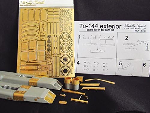Photo-Etched Set TU-144, for ICM KIT 1/144 PE14403