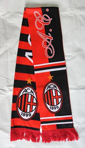 AC Milan Light Weight Polyester Soccer Scarf