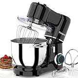 Vospeed Stand Mixer, 660W 6-Speed Tilt-Head Kitchen