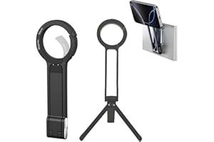 Magnetic Phone Tripod for iPhone, Ma38 Portable Phone Holder Mini Tripod for Magsafe with Double-Sid,MA38 5-in-1 Magnetic Pho