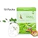 Farm Stay Korean Deep Moisturizing Rich Snail Mucin Visible Face Facial Daily Mask Sheet [ 10 Packs ] 23ml/0.78 fl.oz
