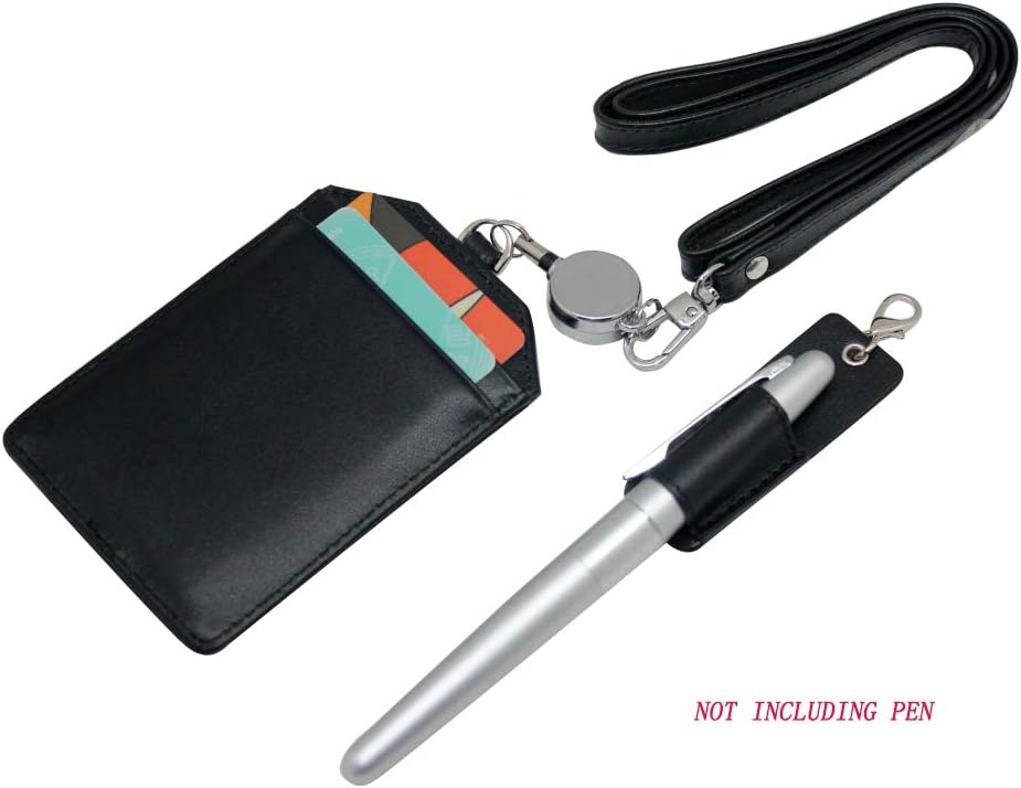 Leather Badge Holder Vertical Style - Image 5