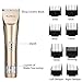BuySShow Professional Hair Clippers for Men and Babies Quiet Clippers Cordless Haircut kit with 2 Scissors 1 Hair Comb Charging Dock Self Hair Cutting System