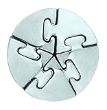SPIRAL Hanayama Cast Metal Brain Teaser Puzzle (Level 5)