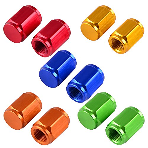 scooter Wheel Air Valve Stem Cap For Dirt Bike MX Motocross Enduro Adventure ATV (Green)